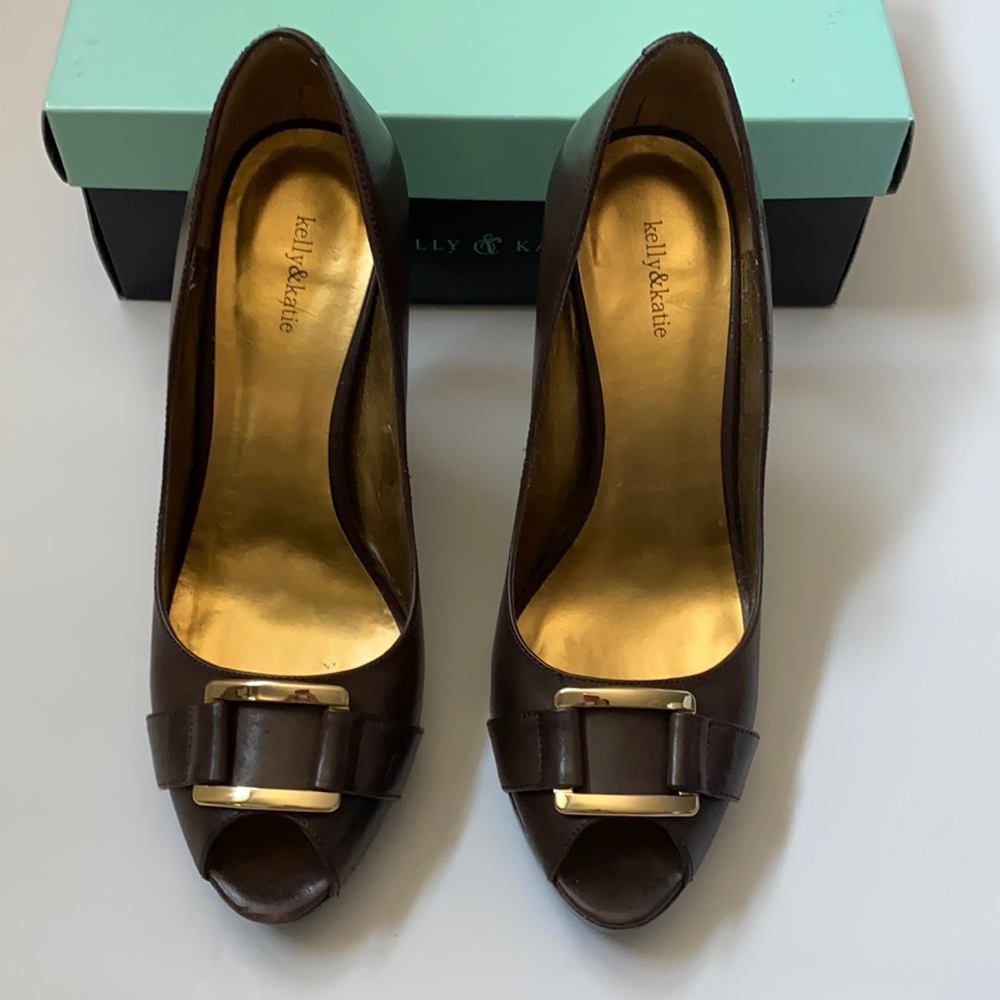 Kelly & Katie peep-toe Heels SZ9